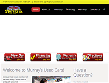 Tablet Screenshot of murraysusedcars.com